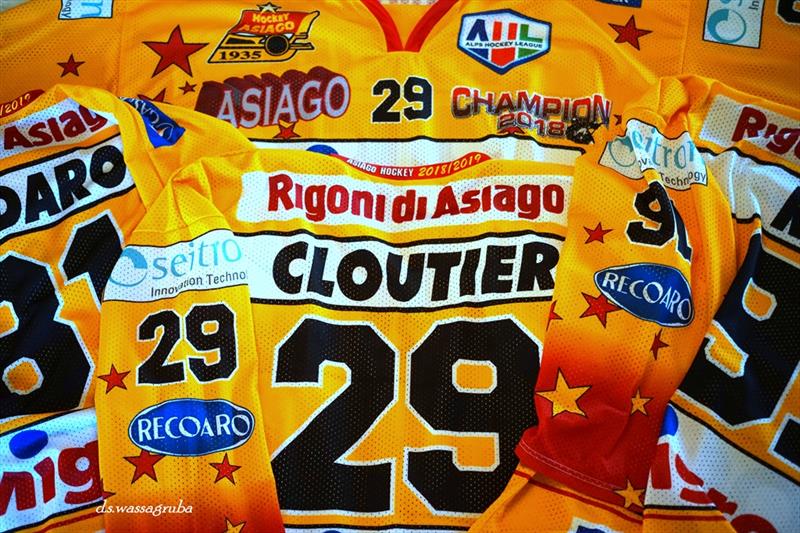 Sono arrivate le maglie 2018/2019 dell'Asiago Hockey 1935!